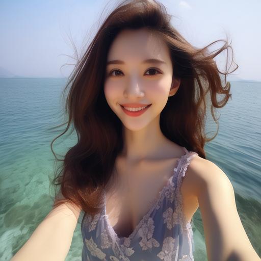 妈妈的女儿5美女自拍,美到海水都为她起波澜