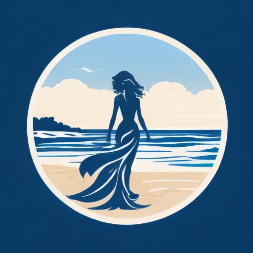 长泽梓全集海边美女标志logo图片_海边美女素材_海边美女logo免费下载logo设